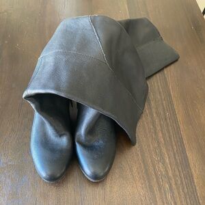 Stylish Black Leather Boots